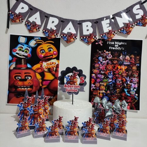FIVE NIGHTS AT FREDDYS - Arquivos de Corte / Festa Pronta