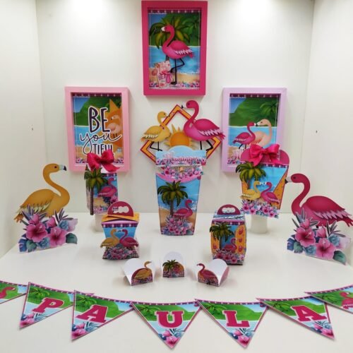 FLAMINGO - Arquivos de Corte / Festa Pronta