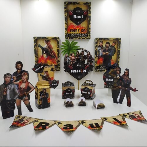 FREE FIRE - Arquivos de Corte / Festa Pronta