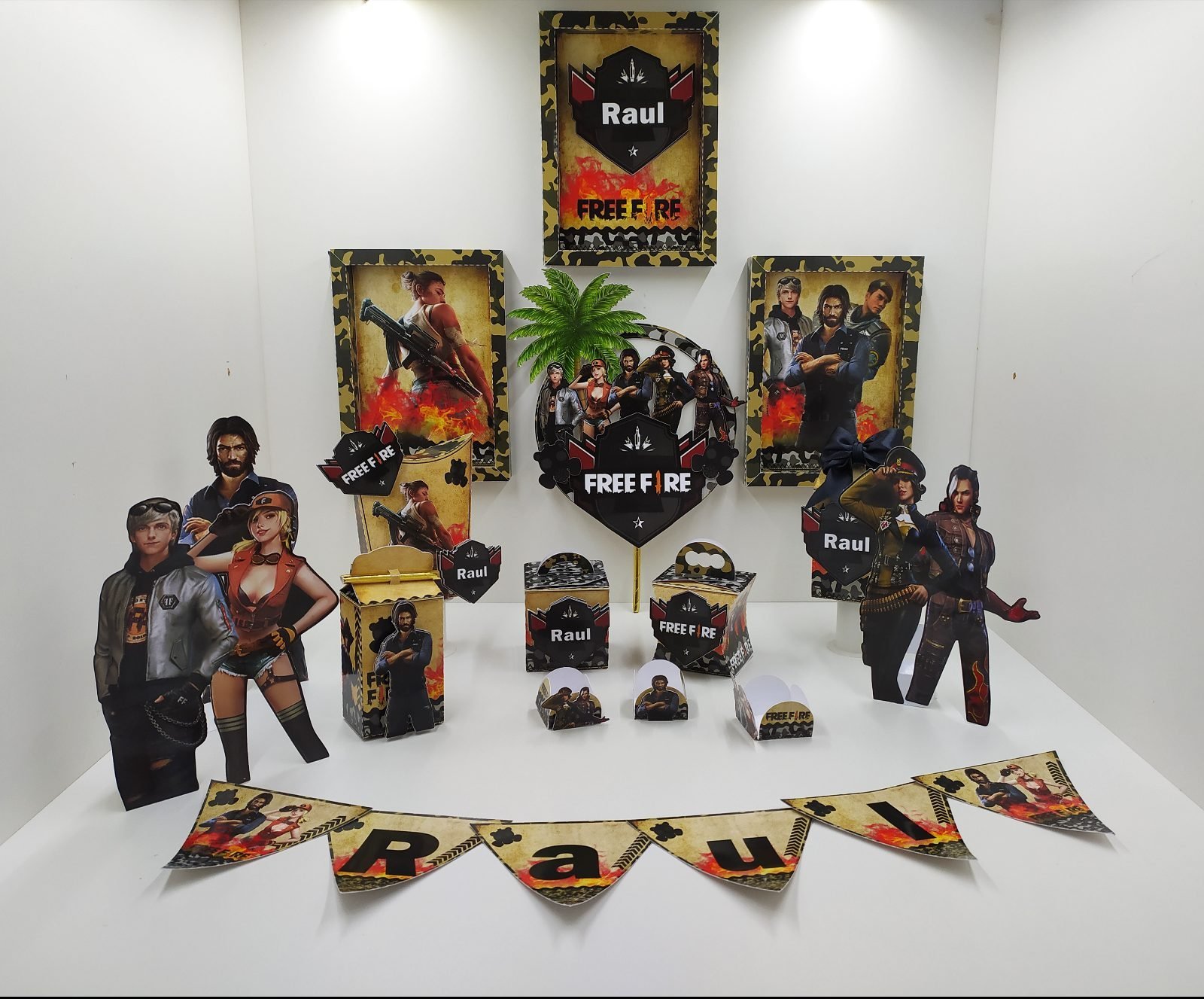 FREE FIRE - Arquivos de Corte / Festa Pronta