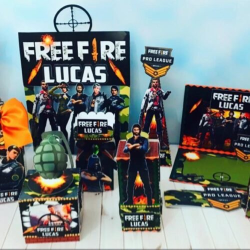 FREE FIRE - Arquivos de Corte / Festa Pronta
