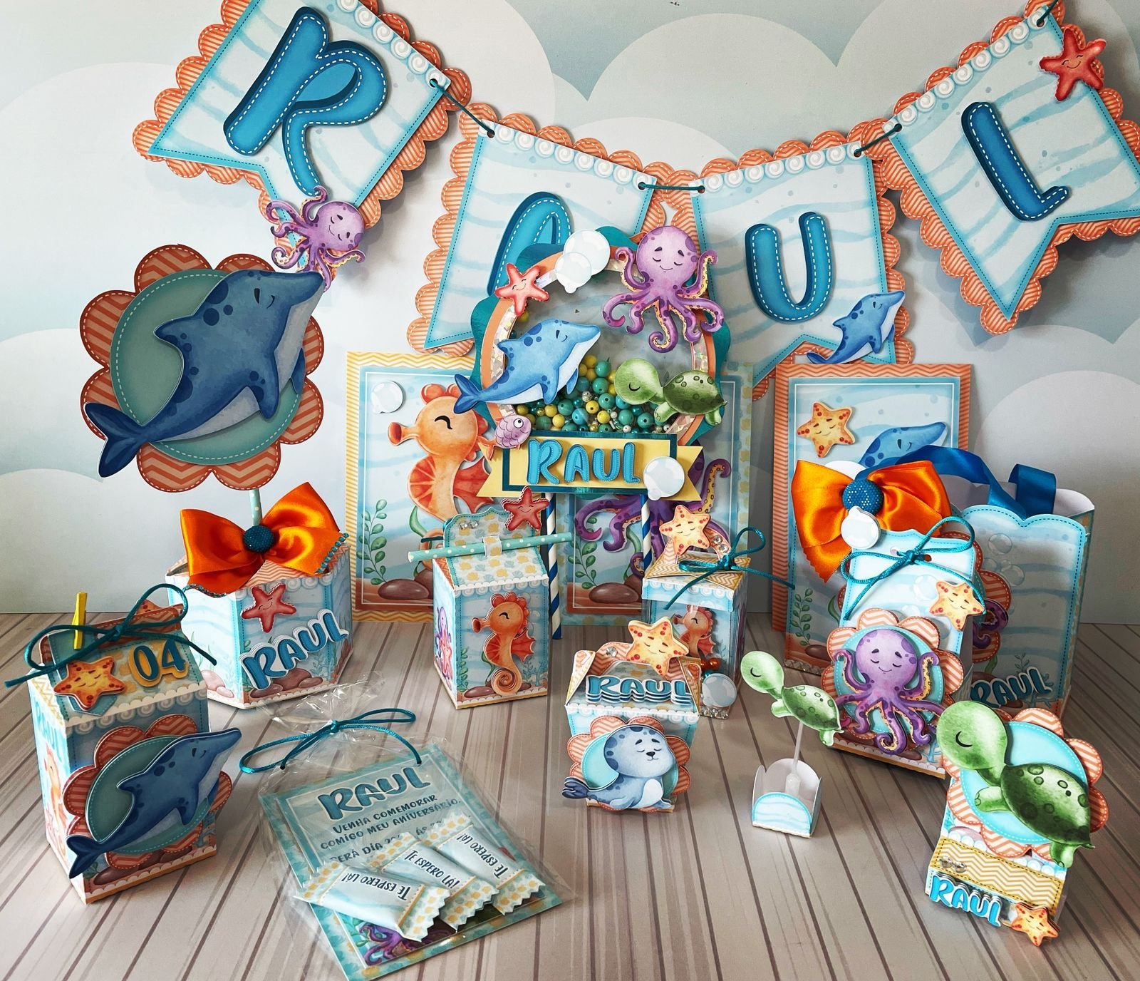 FUNDO DO MAR - Arquivos de Corte / Festa Pronta