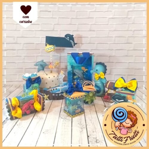 FUNDO DO MAR - Arquivos de Corte / Festa Pronta