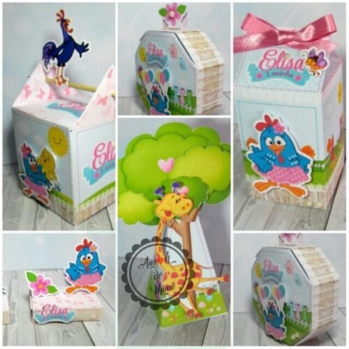 GALINHA PINTADINHA - Arquivos de Corte / Festa Pronta