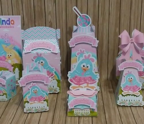 GALINHA PINTADINHA - Arquivos de Corte / Festa Pronta