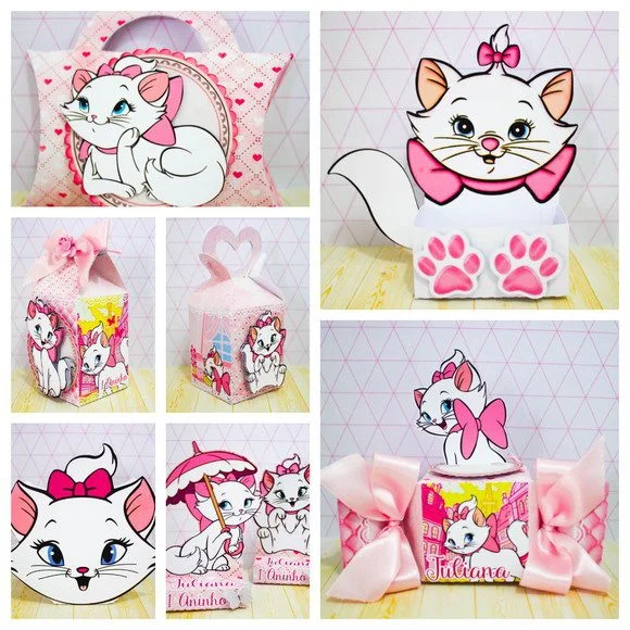 GATINHA MARIE - Arquivos de Corte / Festa Pronta