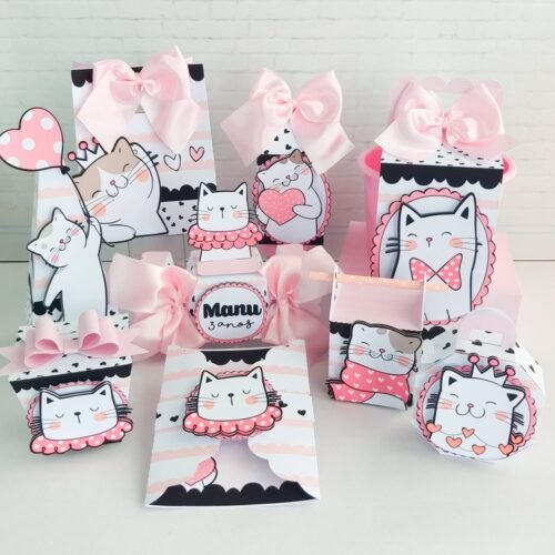 GATINHOS - Arquivos de Corte / Festa Pronta