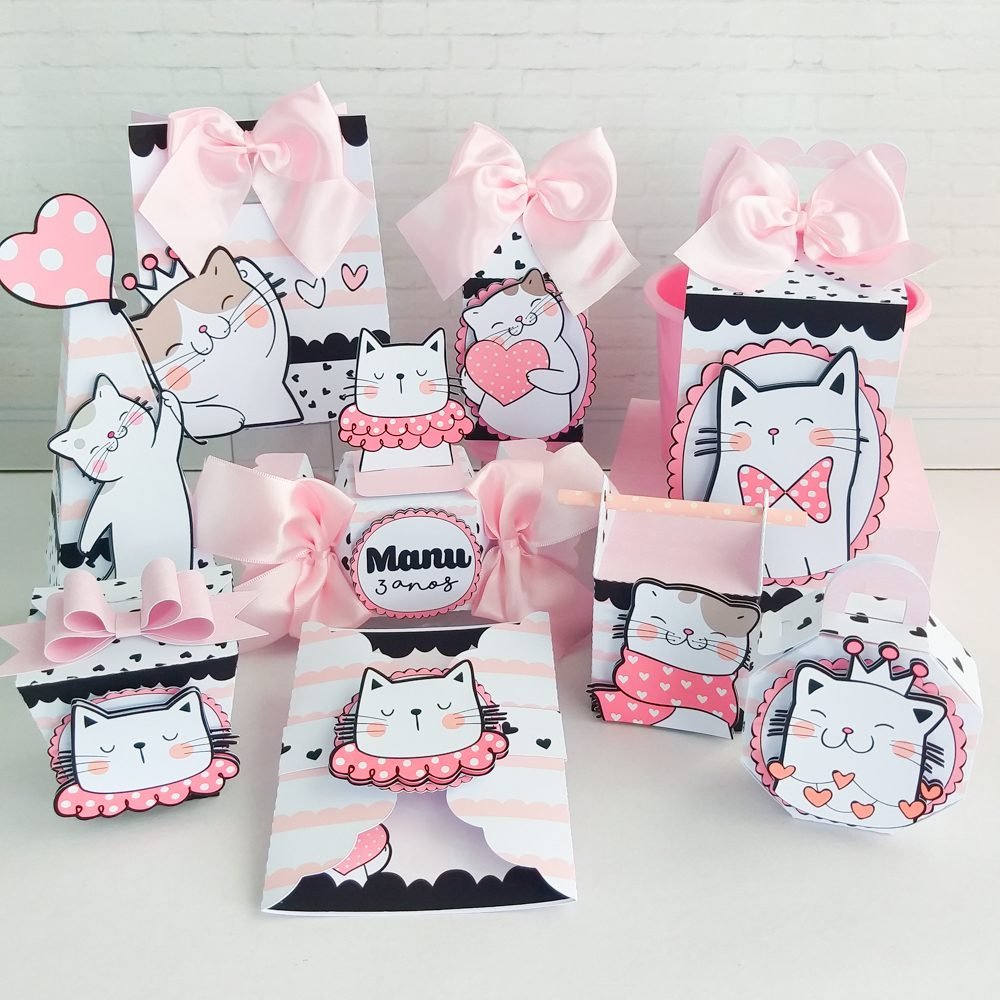 GATINHOS - Arquivos de Corte / Festa Pronta