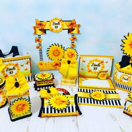 GIRASSOL - Arquivos de Corte / Festa Pronta
