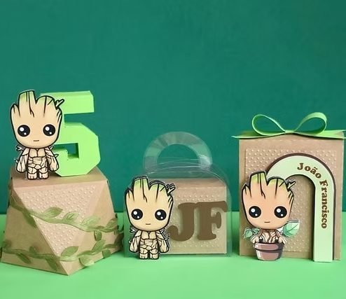 GROOT - Arquivos de Corte / Festa Pronta