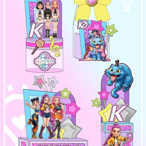 GUERREIRAS DO KPOP - Arquivos de Corte / Festa Pronta