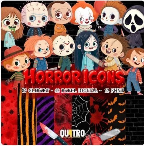 KIT DIGITAL HORROR ICONS - Kit Digital