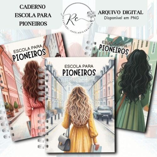 CADERNO ESCOLA PARA PIONEIROS - Encadernação