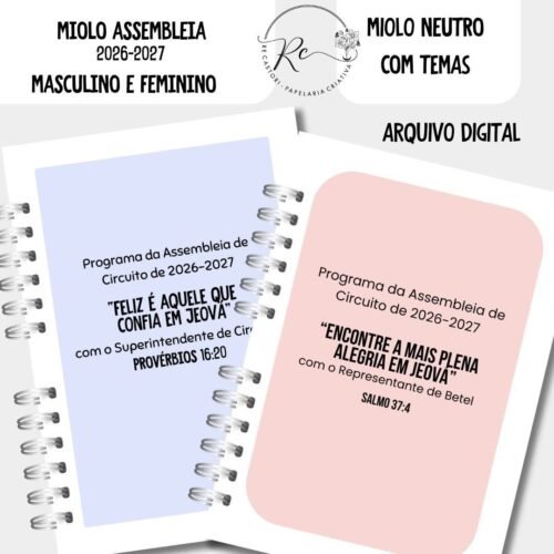 MIOLO ASSEMBLÉIA DE CIRCUITO - Encadernação