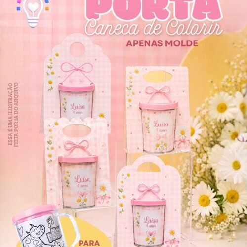 PORTA CANECA - Arquivos de Corte / Moldes