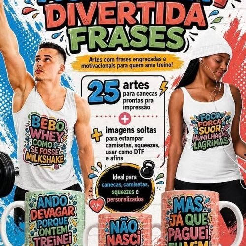 PACK FRASES ACADEMIA DIVERTIDA - Arquivo Digital
