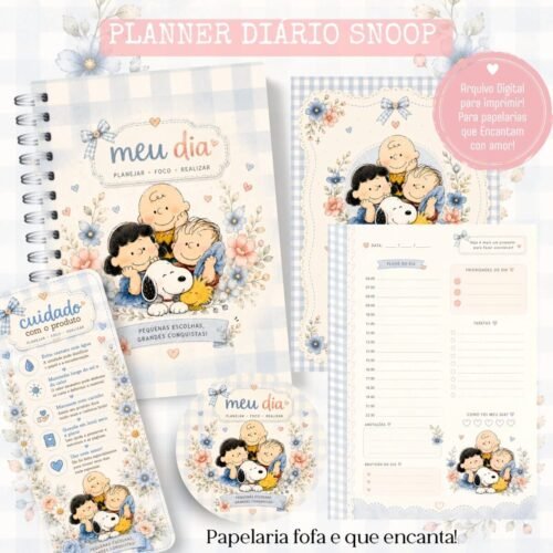 PLANNER SNOOP - Encadernação
