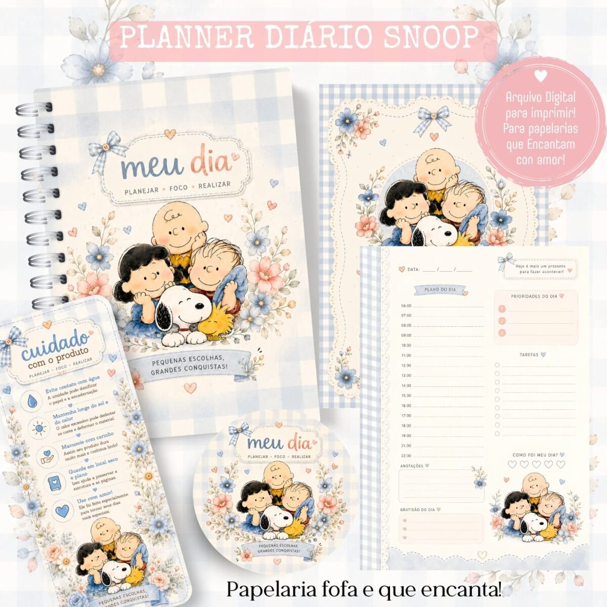 PLANNER SNOOP - Encadernação