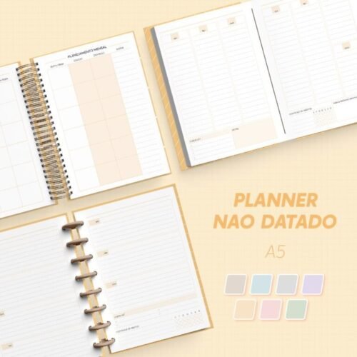 PLANNER NÃO DATADO - Encadernação