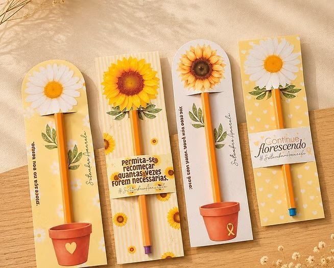 PORTA LÁPIS SETEMBRO AMARELO - Arquivos de Corte