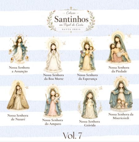 Kit Santos em Papel de Carta (Vol.7) — Nossa Senhora em Devoções Marianas II