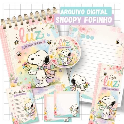 BLOQUINHO SNOOPY - Encadernação