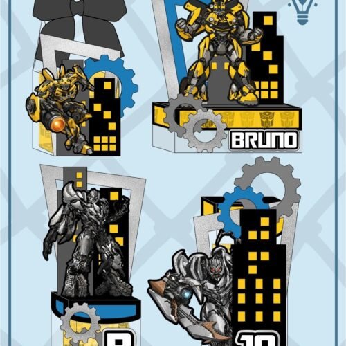 TRANSFORMERS - Arquivos de Corte / Festa Pronta