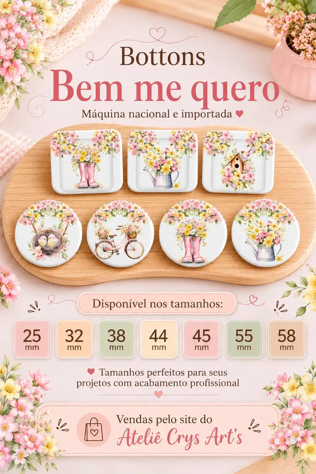 Arquivo Bottons Bem me quero
