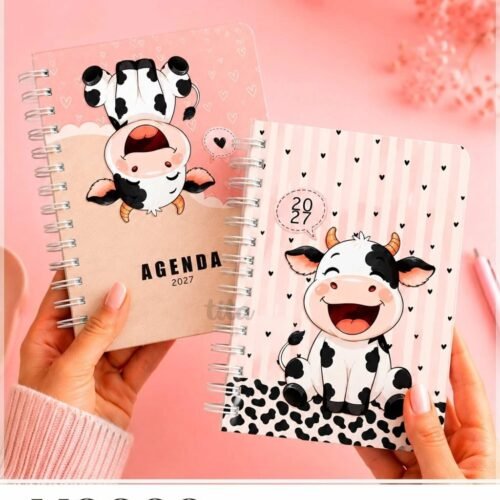 Agenda A5 Moo Club - Encadernação