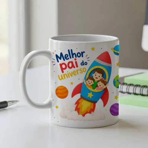Arte Canecas Melhor Pai do Universo
