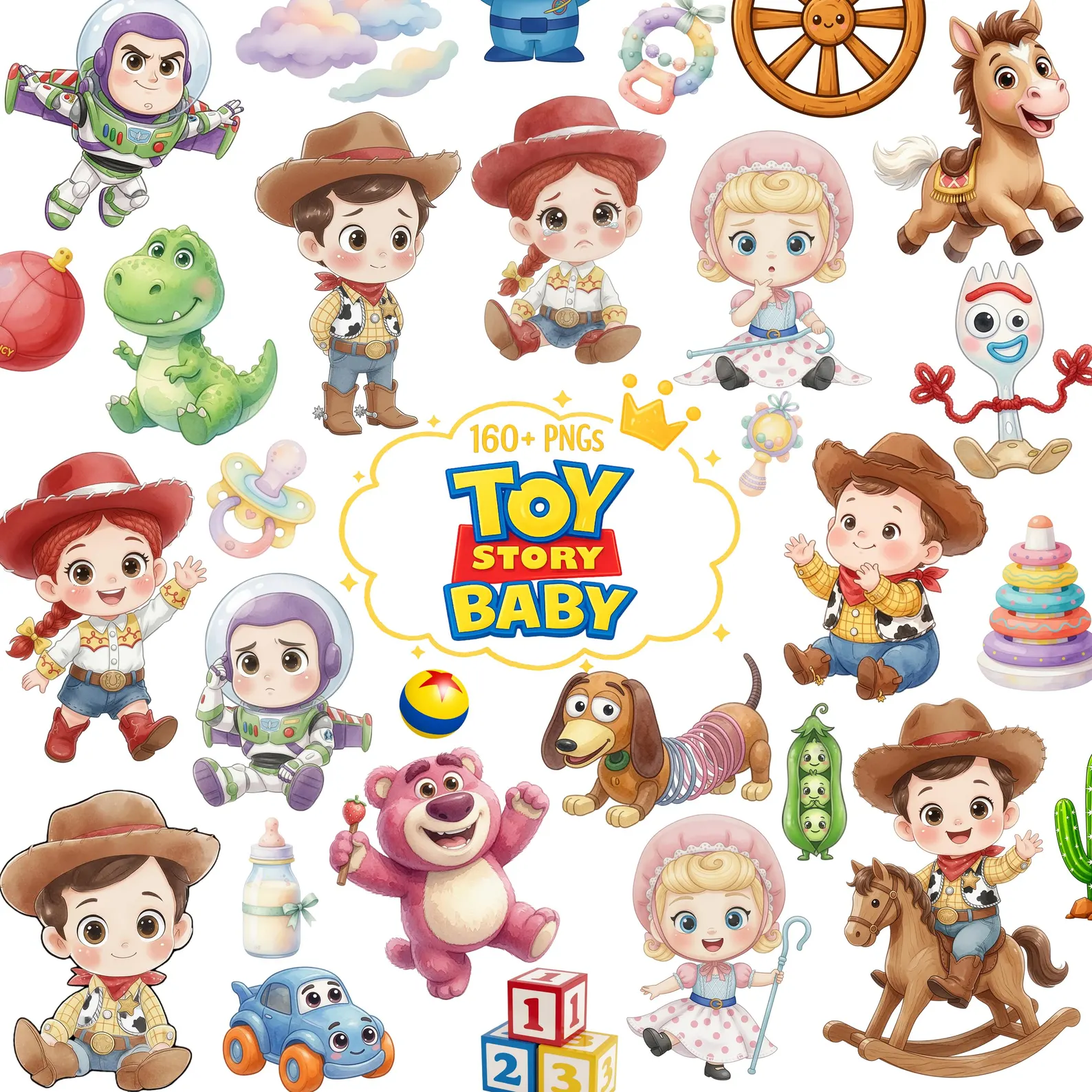 Kit Digital Toy Story Baby - Kit Digital