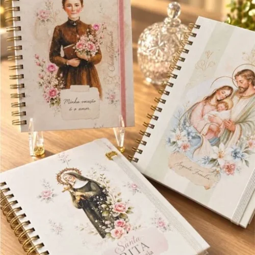 Arquivo Digital COMBO 2 CAPAS A5 para Agendas e Cadernos Santos nova versão - Encadernação