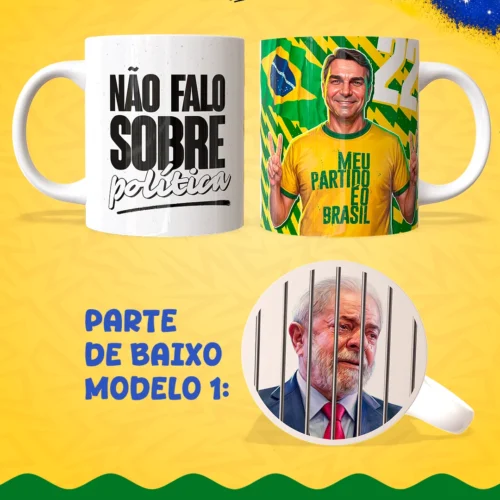 Arte digital SUBLIMAÇÃO Não Falo Sobre Política - Sublimação