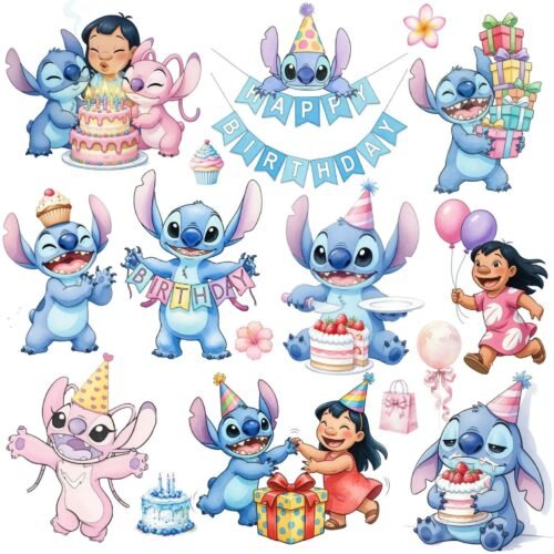 Kit Digital Stitch Birthday - Kit Digital