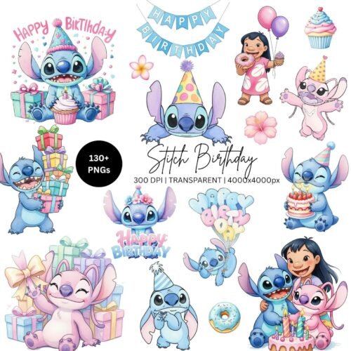 Kit Digital Stitch Aquarela - Kit Digital