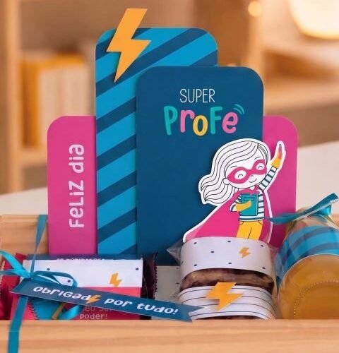 Kit digital para cesta – Super Professora - Datas comemorativas