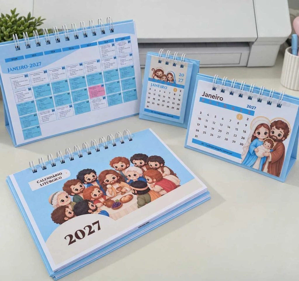 CALENDÁRIO LITÚRGICO 2027 A5 DE MESA