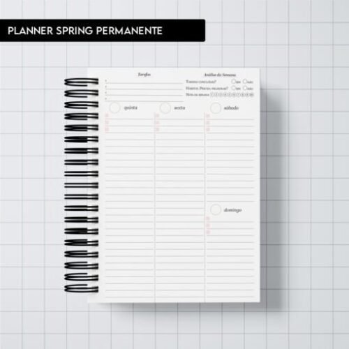 Miolo digital – Planner Spring Permanente