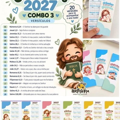 COMBO CALENDÁRIOS 2027 VERSÍCULOS