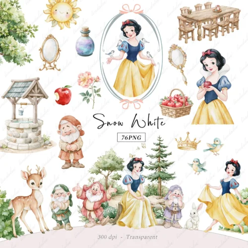 Kit Digital Branca de Neve - Kit Digital