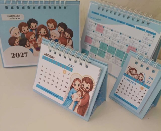 CALENDÁRIO LITÚRGICO 2027 A5 DE MESA - Imagem 2