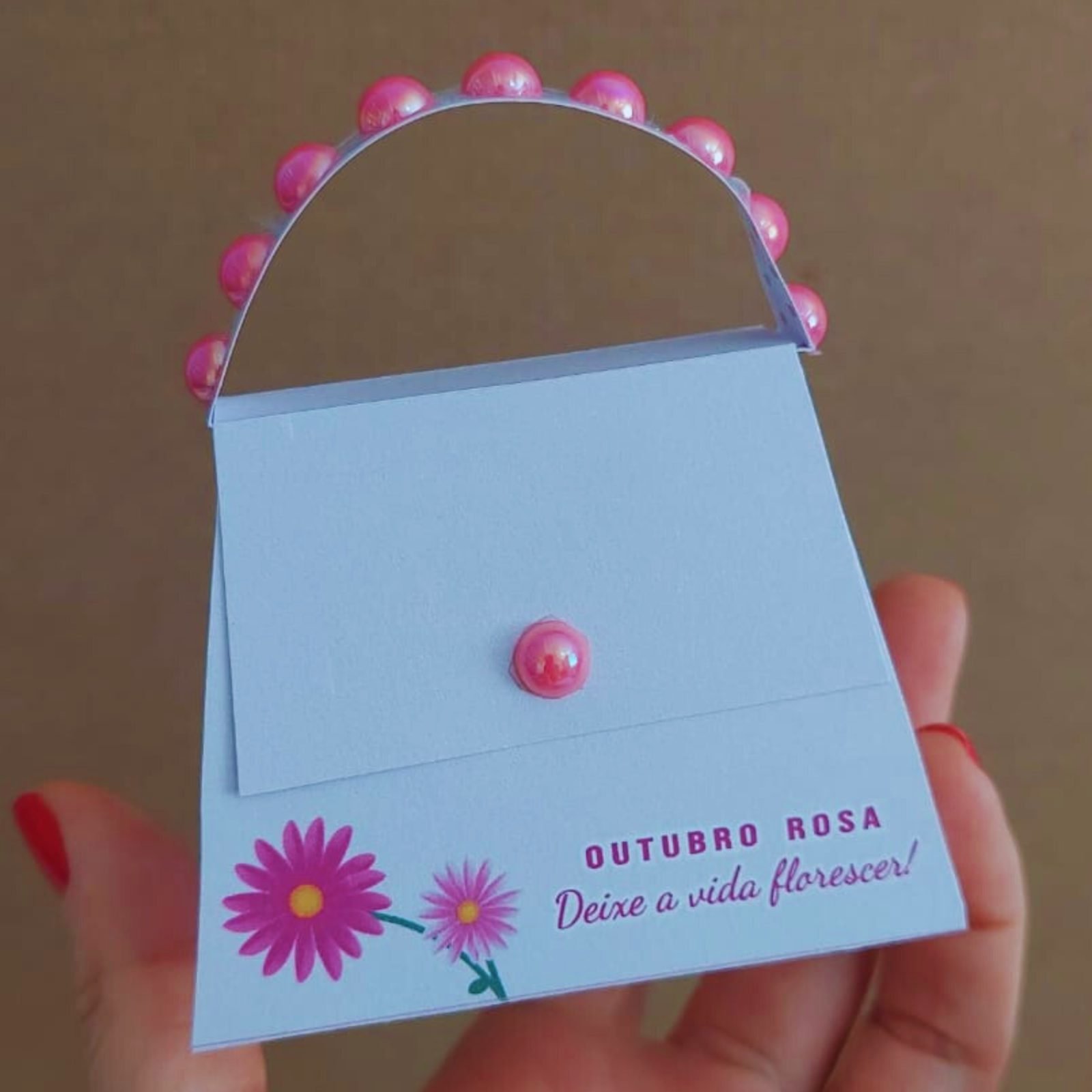 Kit Digital – Bolsinha Porta Bombom Outubro Rosa - Imagem 2
