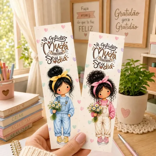 Marca Páginas e tags Cute  - Encadernação