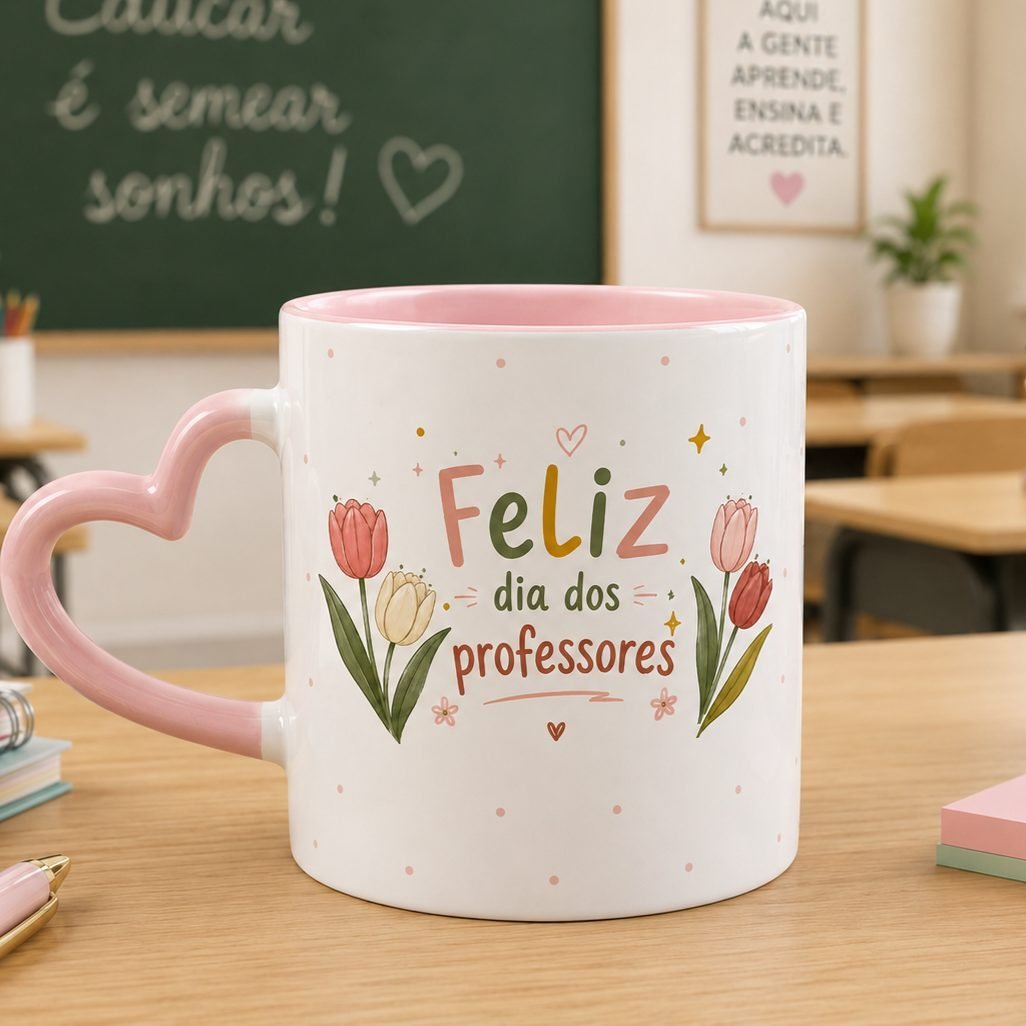 ARTE CANECA DIA DOS PROFESSORES - Sublimação - Imagem 4