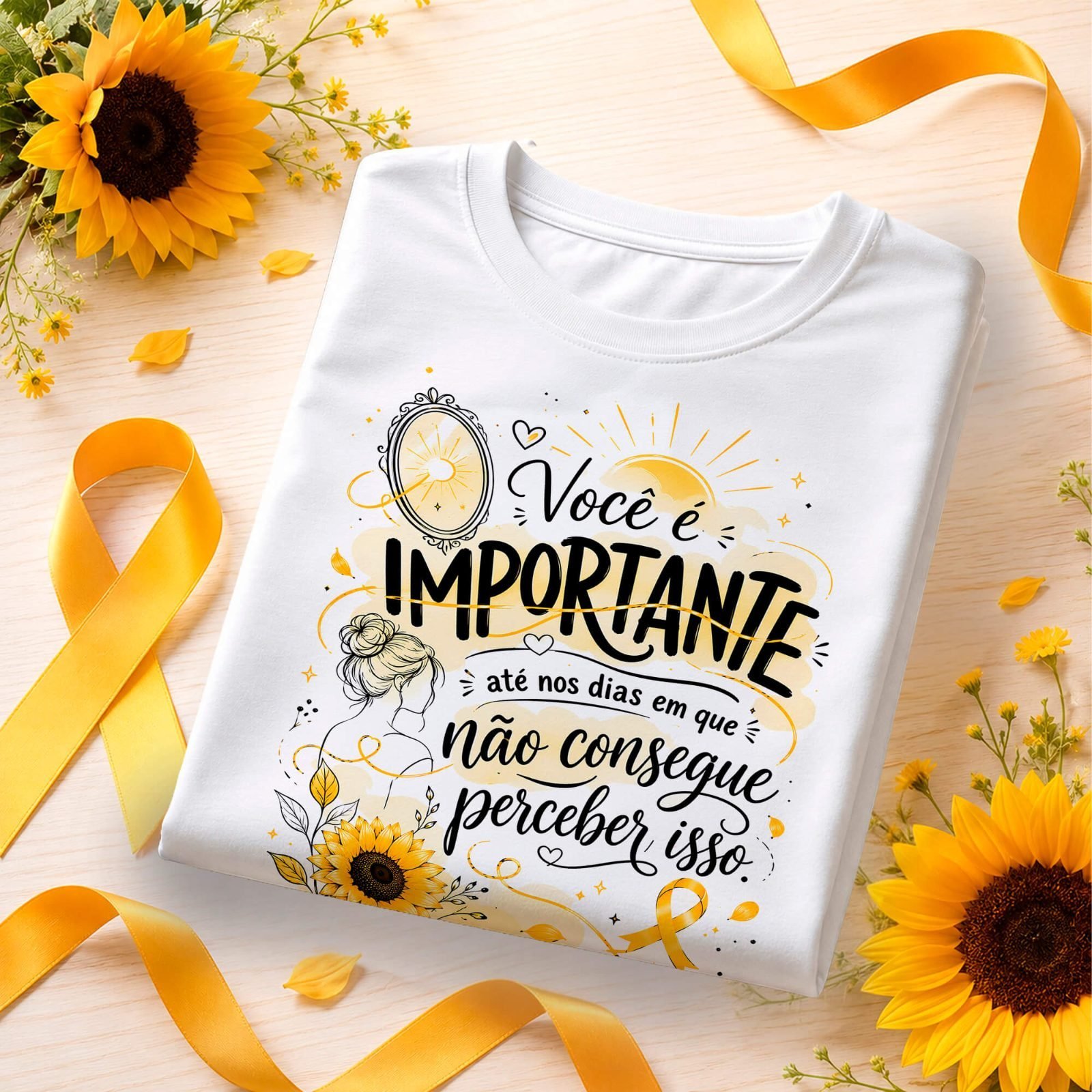 Arte Camiseta Setembro Amarelo - Datas comemorativas - Imagem 5