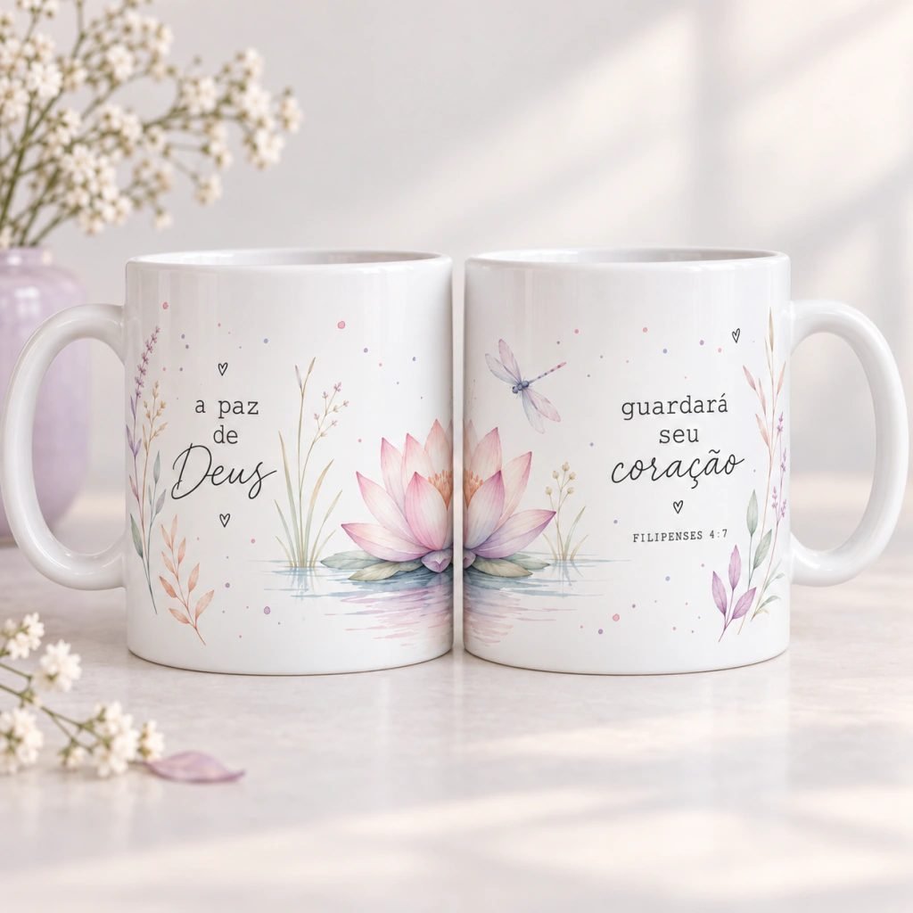 Coleção Canecas Versículos - Sublimação - Imagem 6