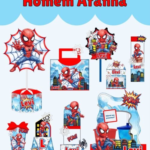 HOMEM ARANHA - Arquivos de Corte / Festa Pronta