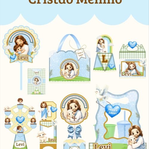 CRISTÃO MENINO - Arquivos de Corte / Festa Pronta
