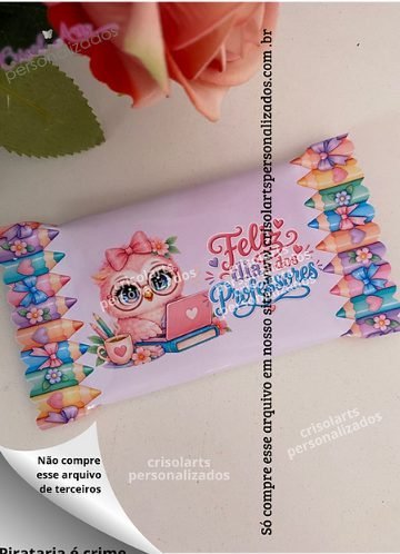 ADESIVO KIT KAT PROFESSORES - Arquivos de Corte