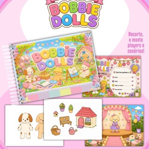 PAPER DOLLS BOBBIE DOLLS - Encadernação
